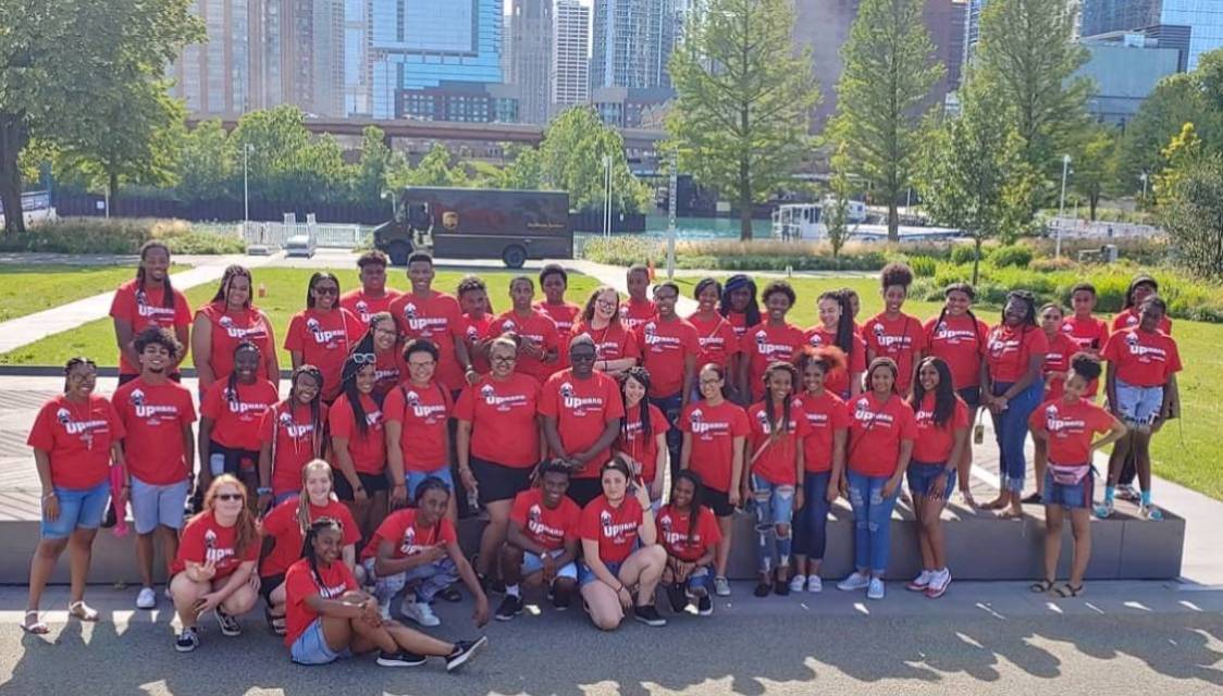 UB students on a summer trip to Chicago