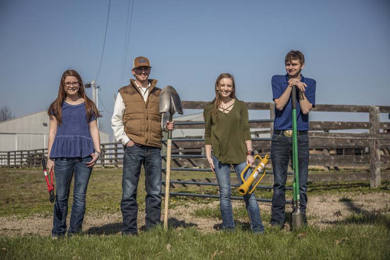 Agriculture students. 