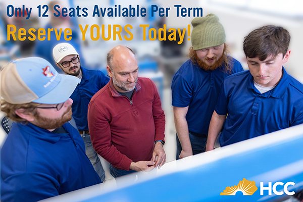 Only 12 seats available per semester. Reserve your seat today.  Students testing for radon. 